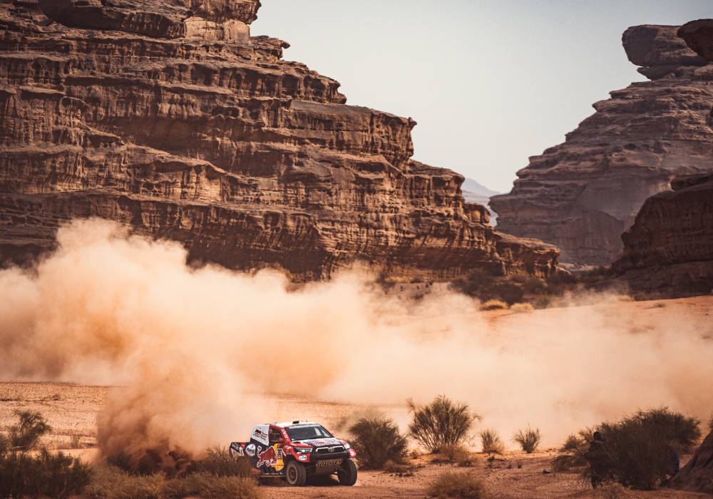تويوتا تحرز فوزا آخر في رالي داكار 2021 في السعودية صورة 2