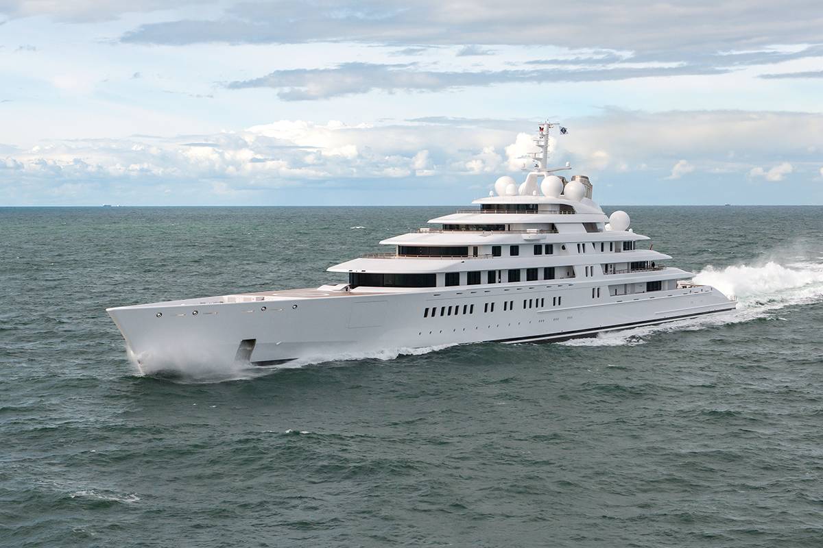 اكبر اليخوت