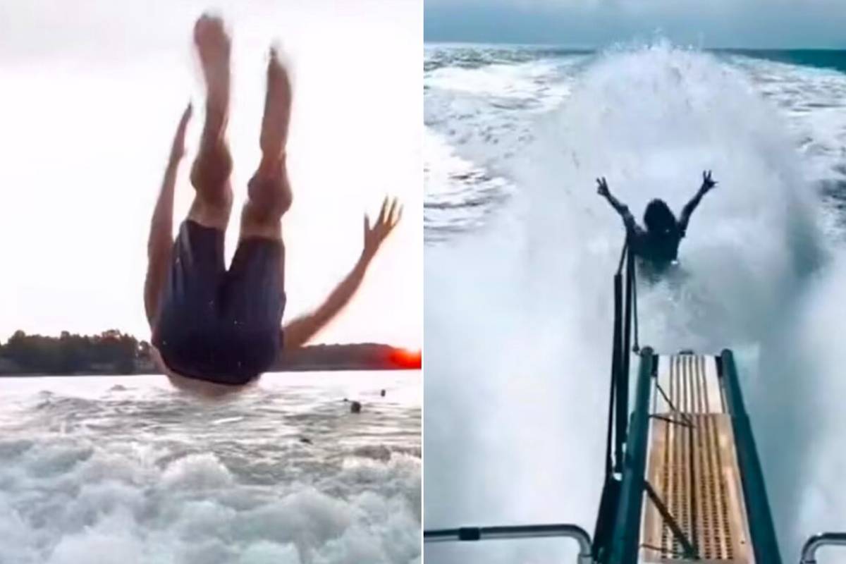 القفز من القوارب