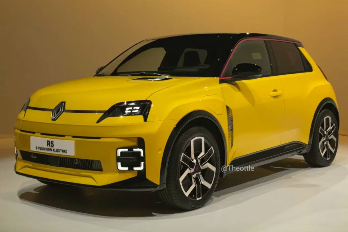 رينو 5 إي-تيك المكشوفة