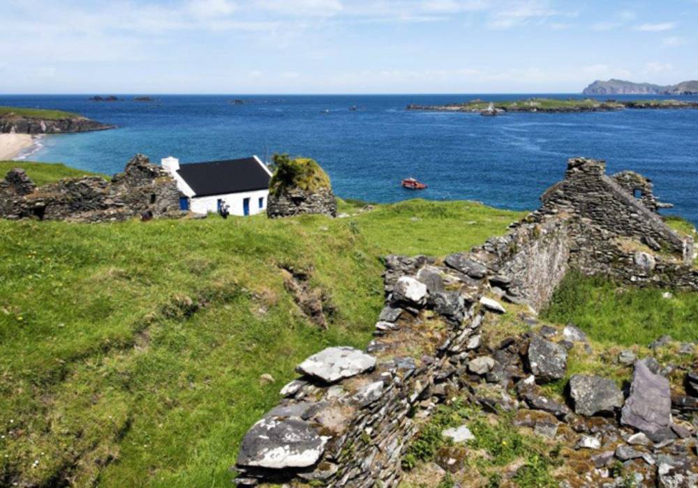 منظر طبيعي في الجزيرة الايرلندية