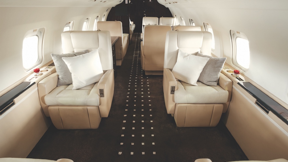 مقصورة طائرة خاصة