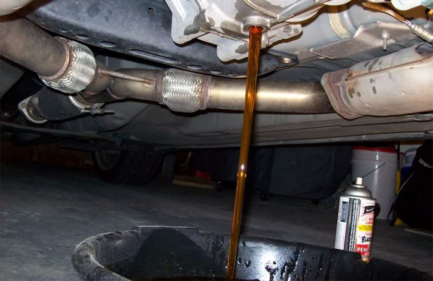 تغيير زيت القير