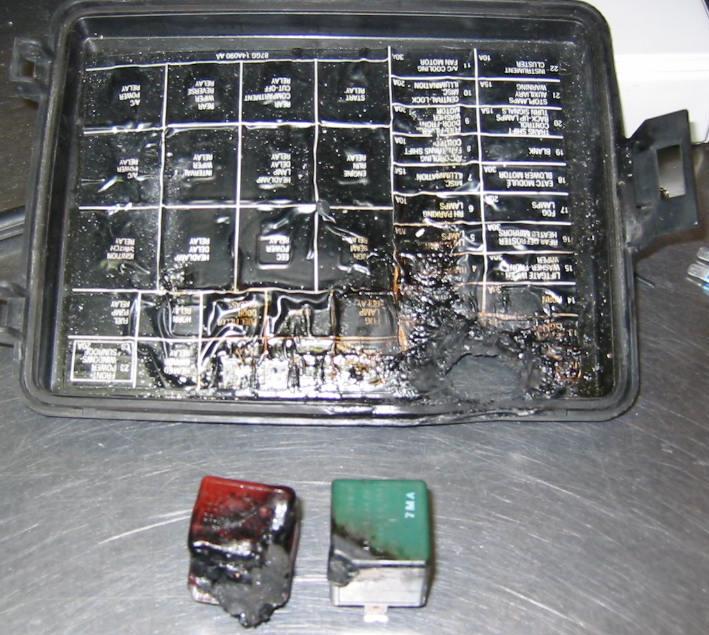 صمامات محروقة 