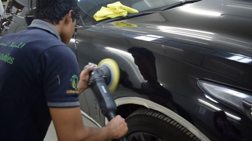 تلميع سيارات