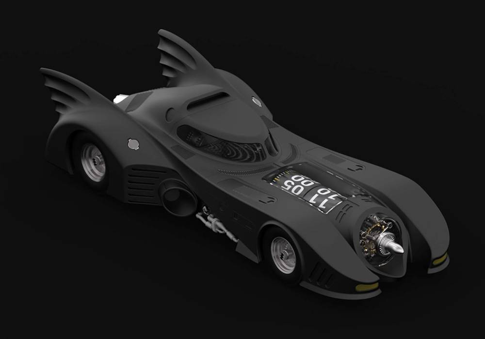 ساعة مكتب مقتبسة من سيارة باتمان صورة 2