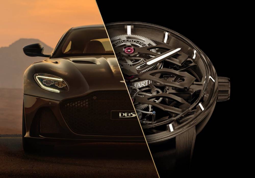 ساعة جديدة من جيرارد بيريغو بتصميم مستوحى من  أستون مارتن وتوربيون مع ثلاثة جسور طائرة صورة 5
