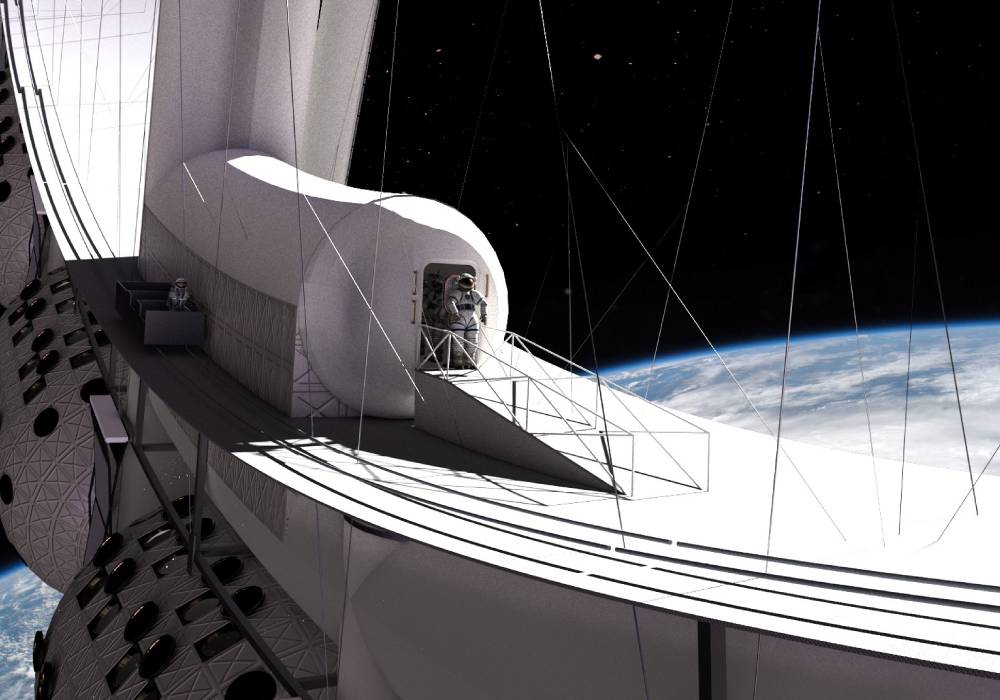 اول فندق في الفضاء صورة 2