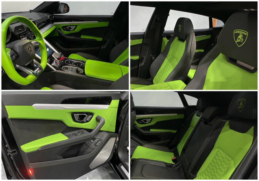 لامبورغيني أوروس الجديدة ذات اللمسات الخضراء التي يملكها فلويد مايويذر صورة 4