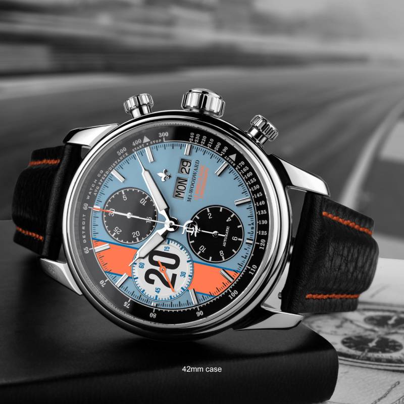 ساعة ام 1 لو مانز كلاسيك كرونو تنقل سيارات سباق فورد وبورشه إلى معصمك صورة 6