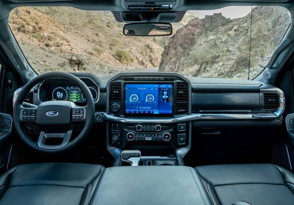 شاحنة فورد F-150 من الداخل
