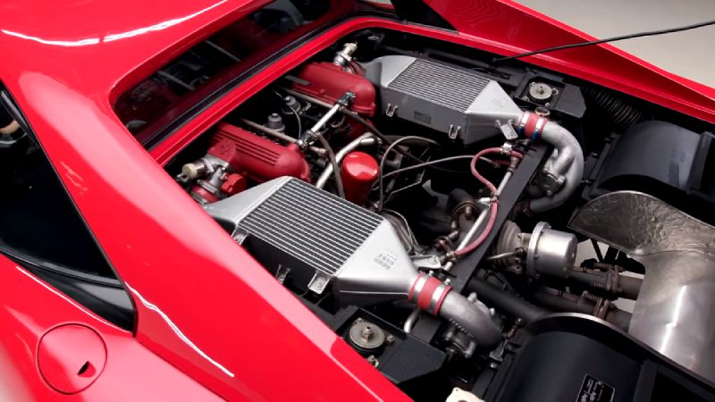 فيراري جي تي او محرك