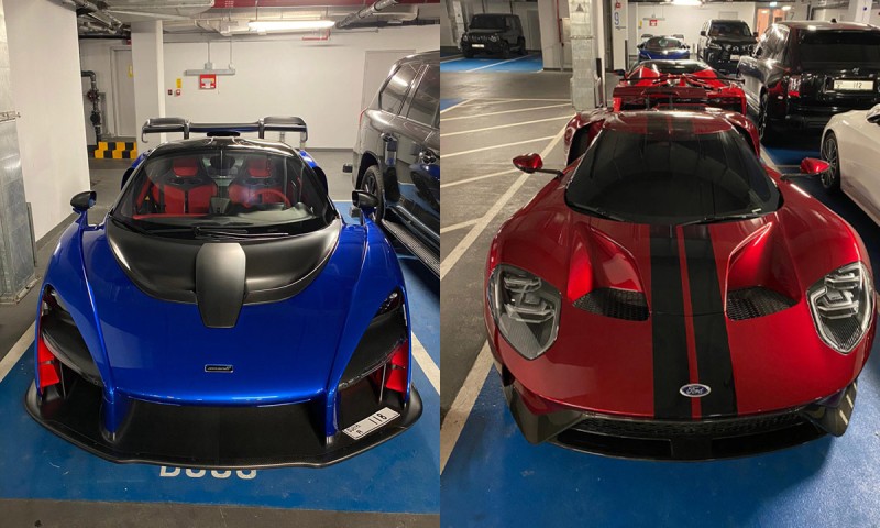 موقف سيارات خارقة خارجي