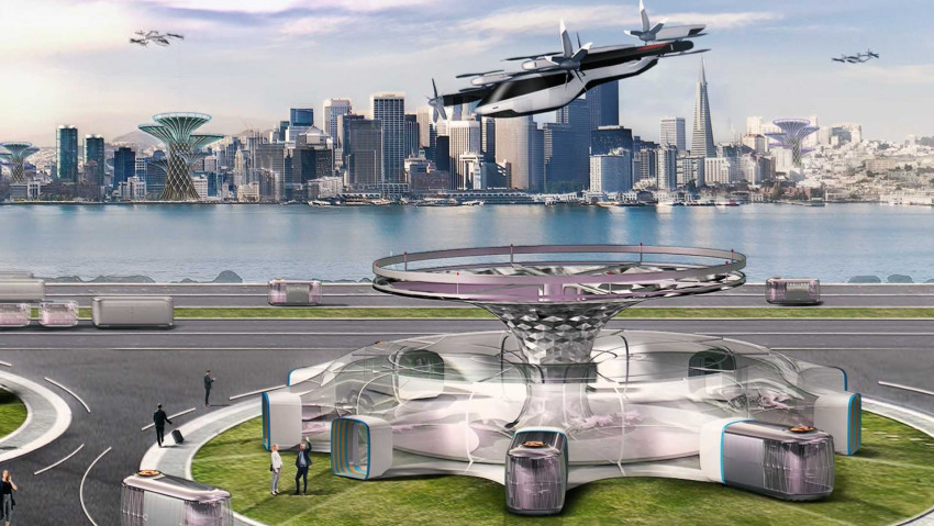 طائرة تاكسي كهربائية