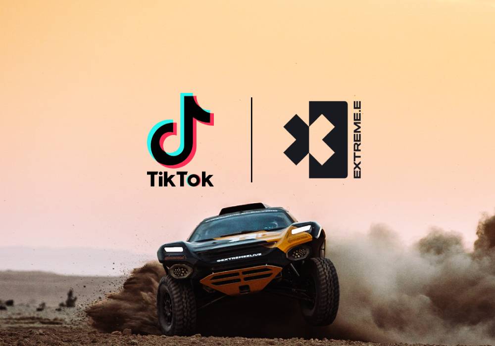تيك توك تتعاون مع سلسلة سباقات السيارات اكستريم إي صورة 2