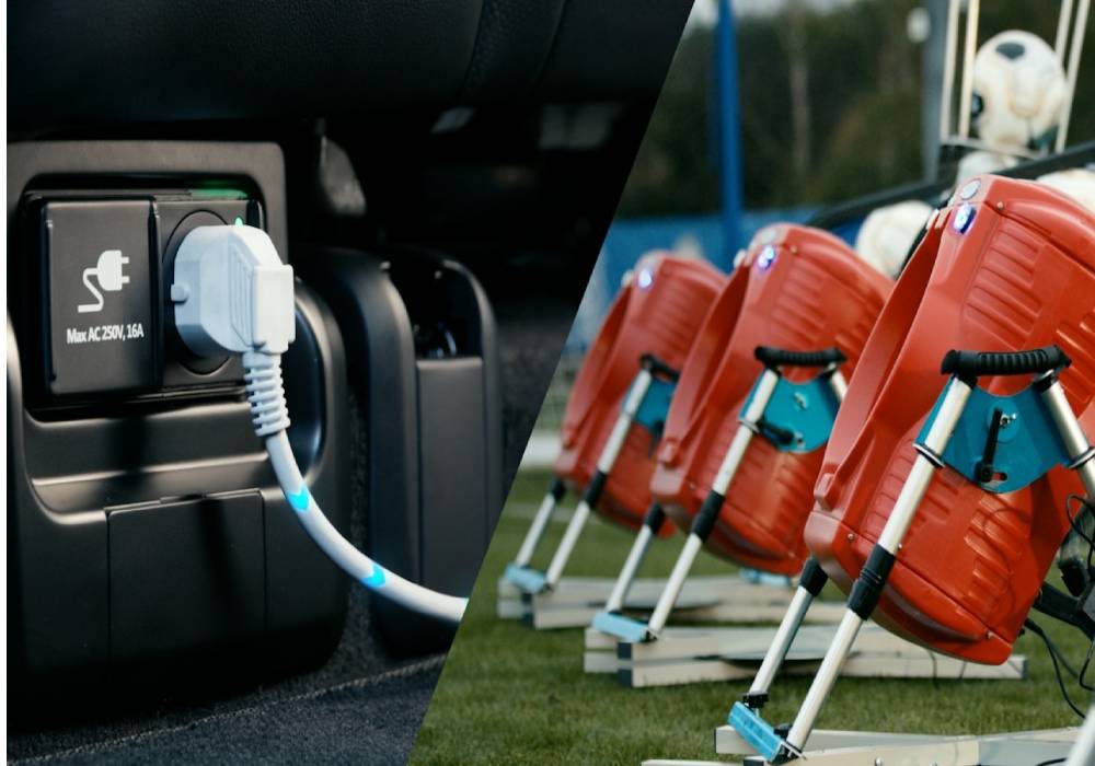 هيونداي ايونيك 5 تشارك في تدريب فريق تشيلسي صورة 4