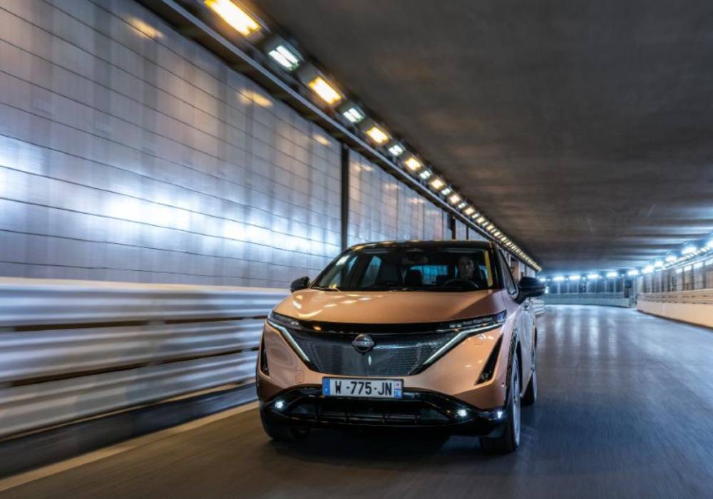 نيسان أريا الكهربائية كليا في ظهورها الأول على حلبة موناكو الشهيرة صورة 2