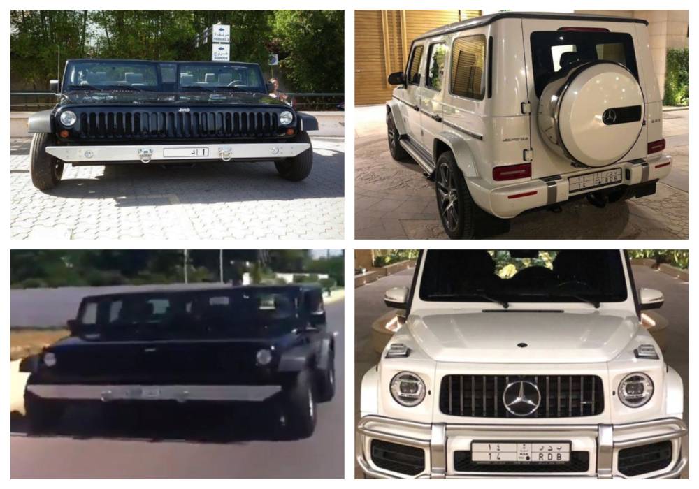 السيارات رباعية الدفع حمد بن حمدان وبدر بن سعود