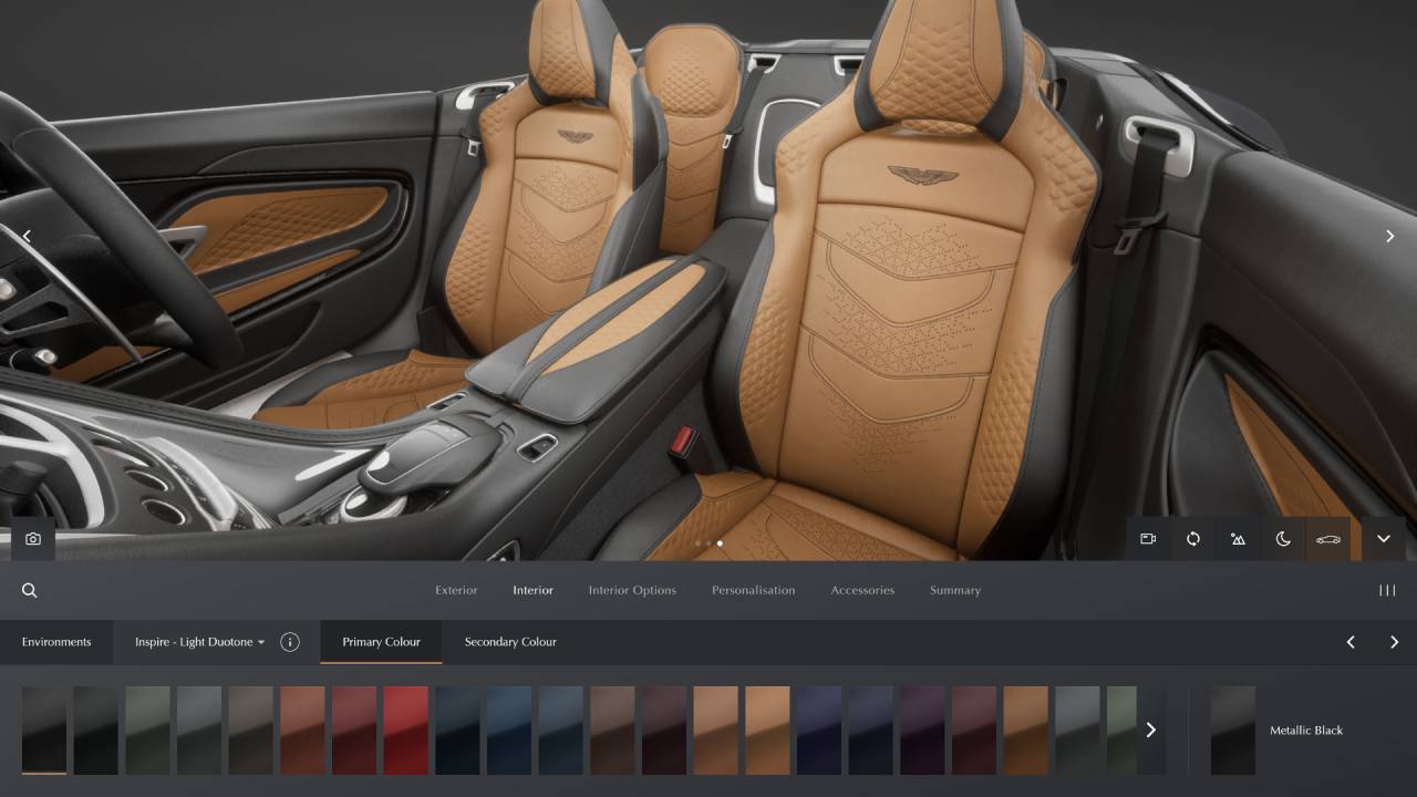 اختيار مقصورة استون مارتن