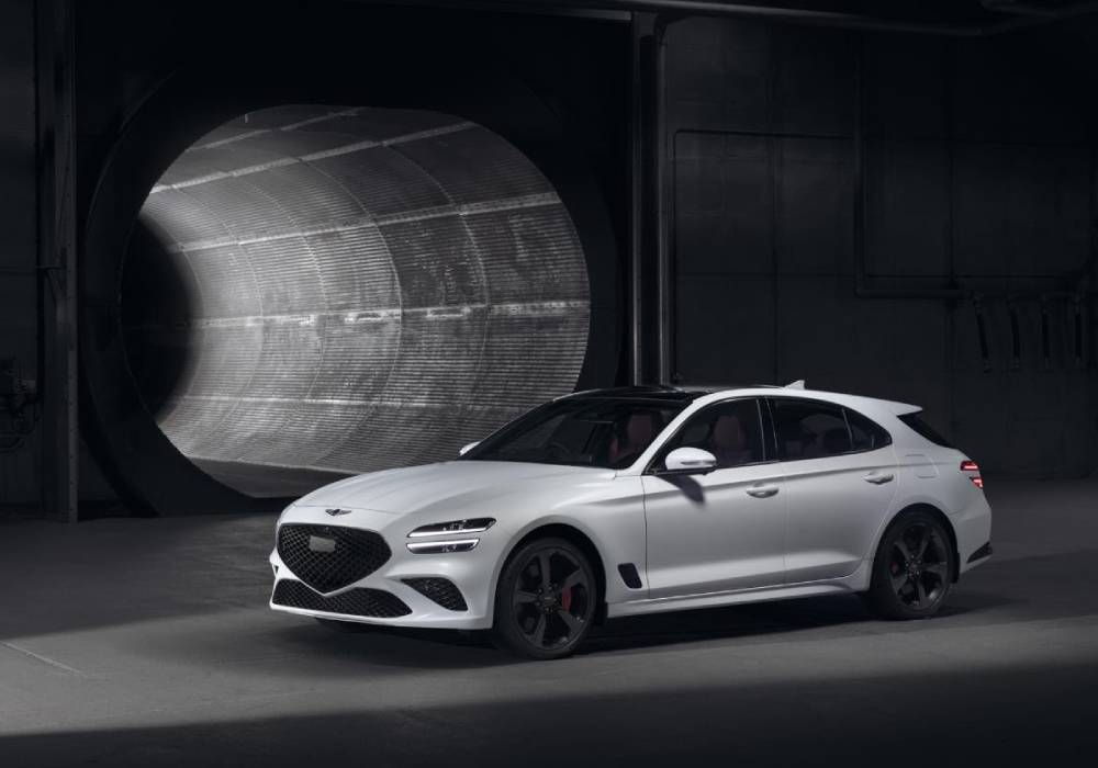 الظهور العالمي الأول لسيارة جينيسيس جي 70 شوتينج بريك في مهرجان جوودوود للسرعة صورة 4