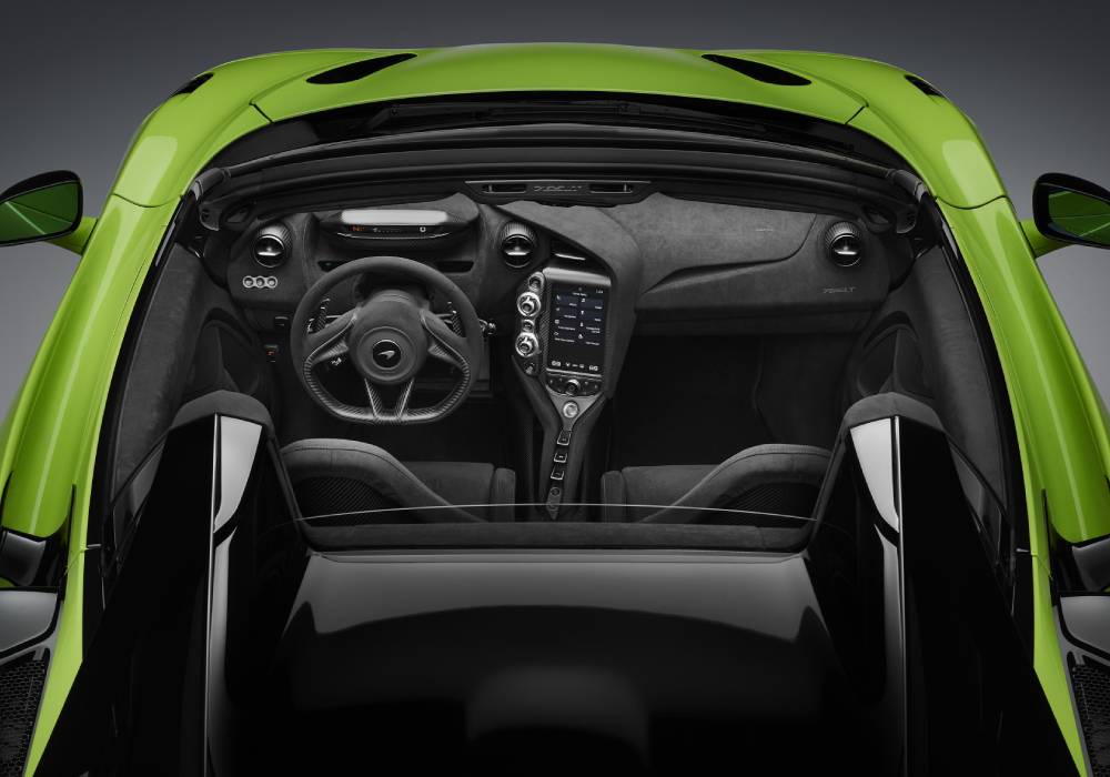 سيارة ماكلارين 765 ال تي سبايدر أقوى السيارات الخارقة ذات السقف القابل للطيّ من ماكلارين صورة 3