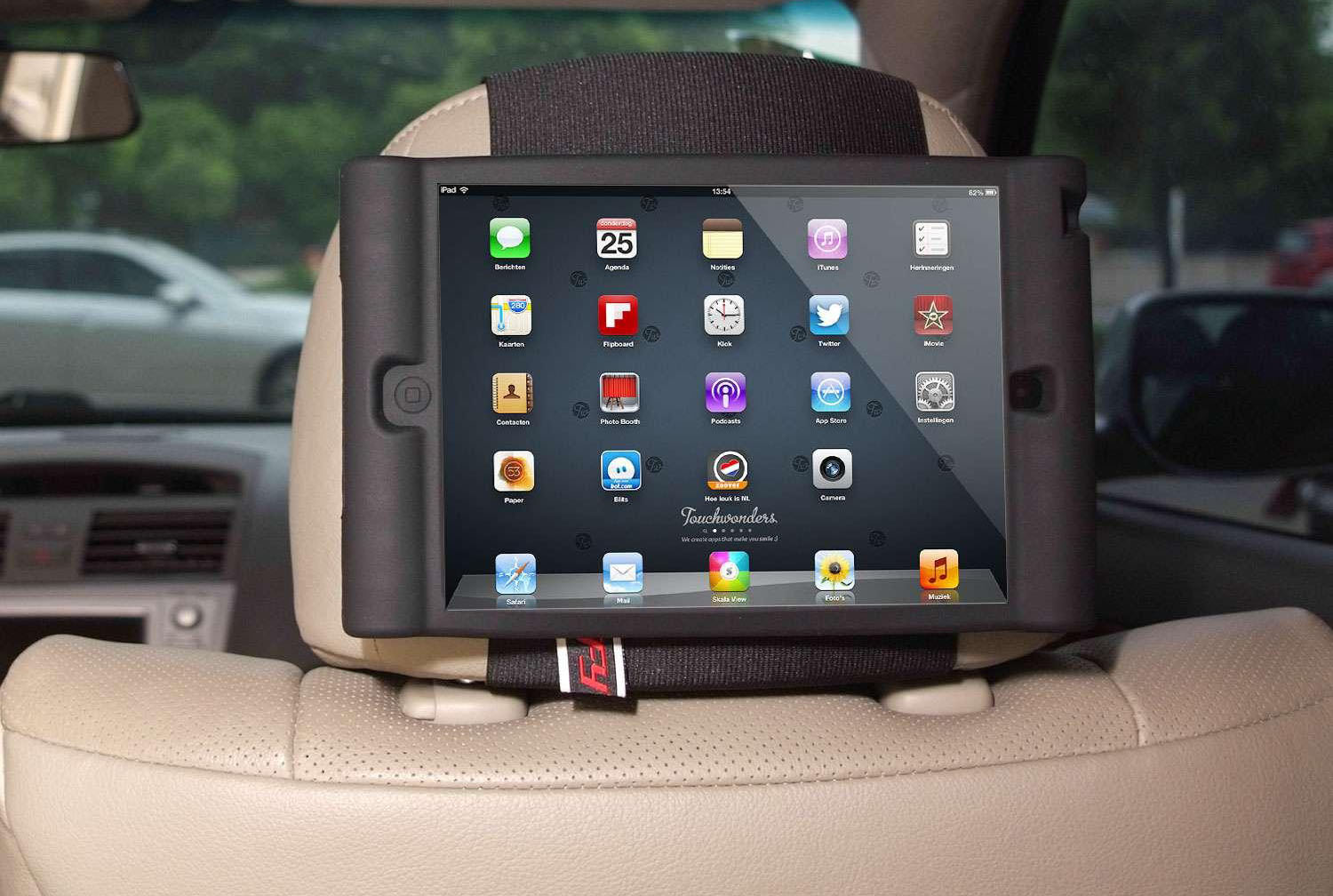 شاشات الأطفال في السيارة