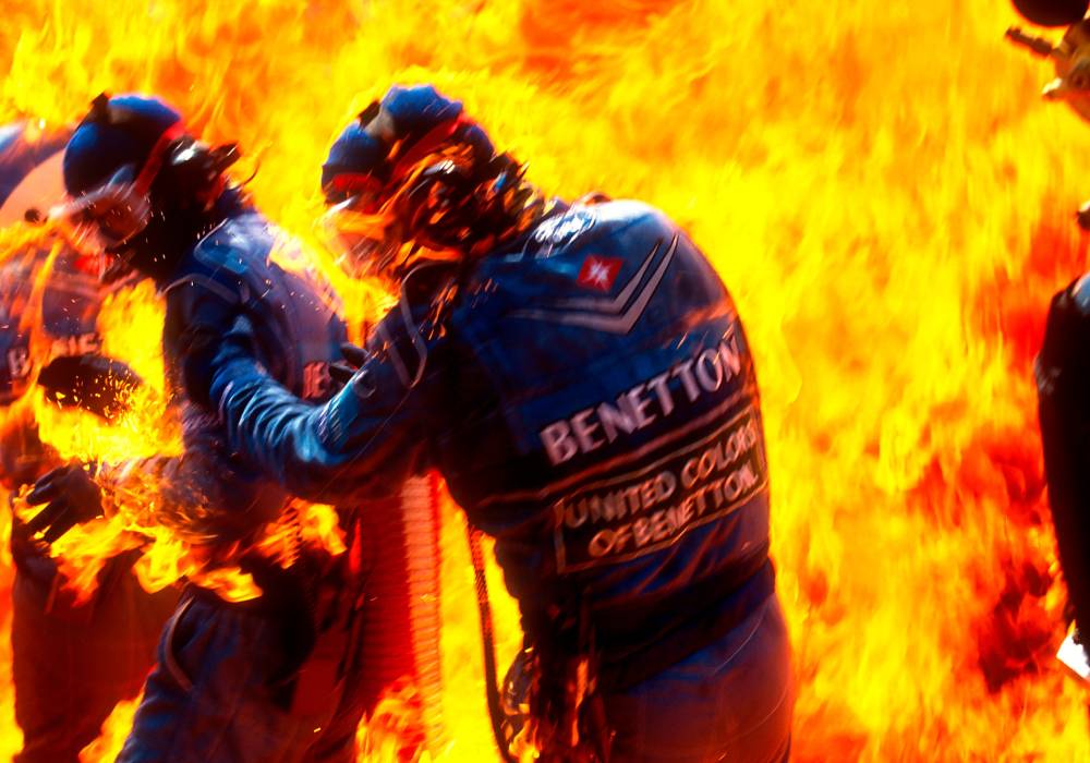 أكثر مشهد في فورمولا 1 شهرة للتزود بالوقود صورة 3