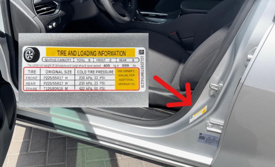 مستوى نفخ الإطار