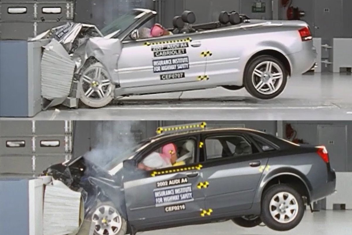 حوادث السيارات المكشوفة