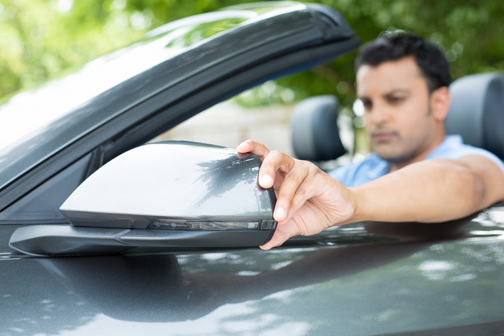 التعود على موضع المرآة