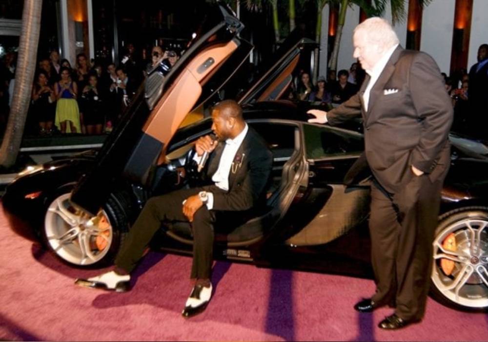 دواين وايد ومرسيدس بنز SLR ماكلارين