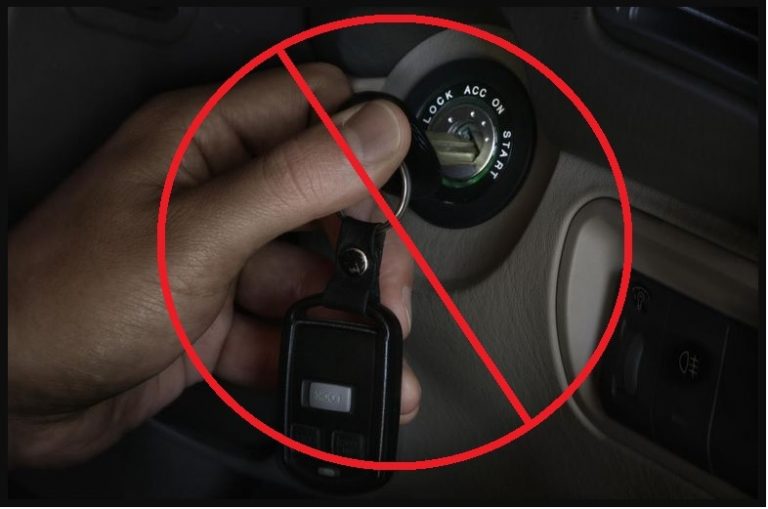 غرق السيارة