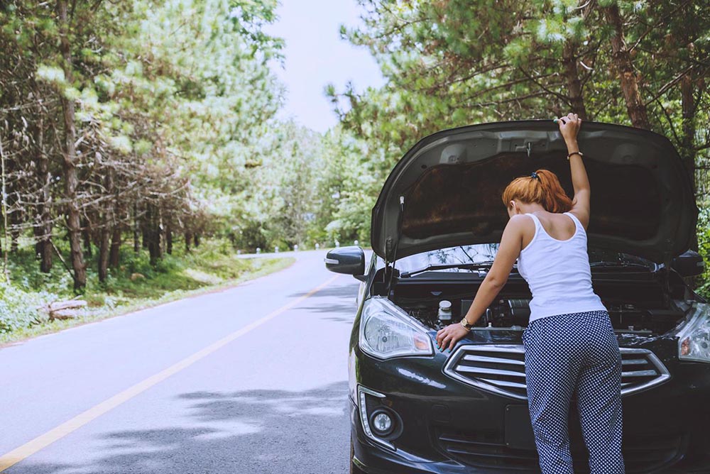 الدخان في السيارة