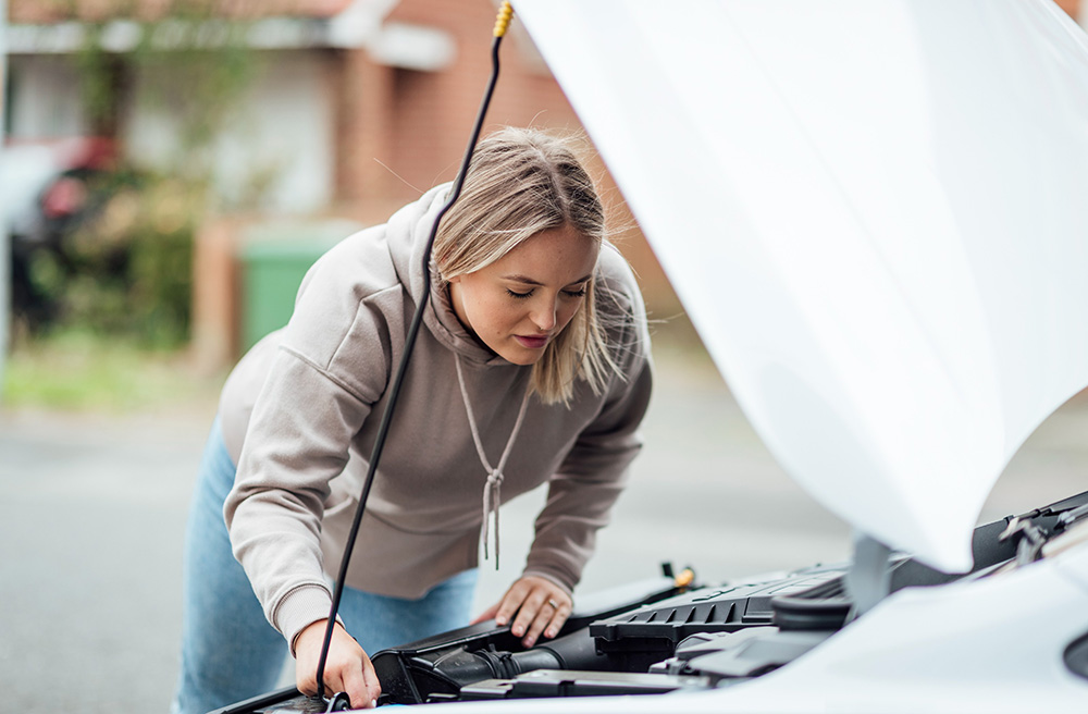 الدخان في السيارة