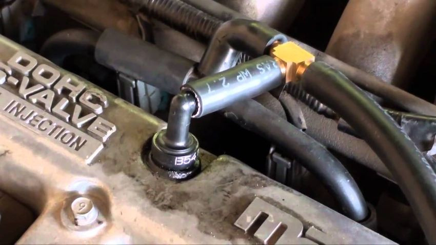 تلف بلف تبخير الزيت وعادم السيارة