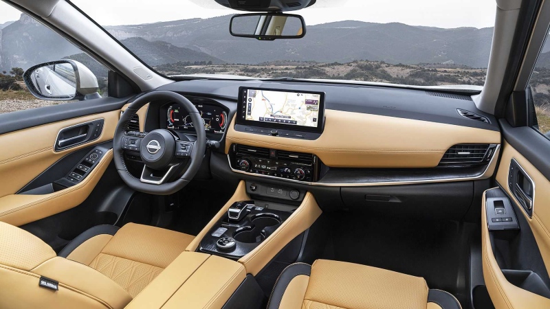 اكس تريل اوروبا داخلية 