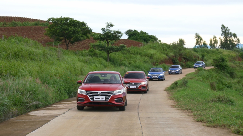 ام جي 5 مراجعة محرك