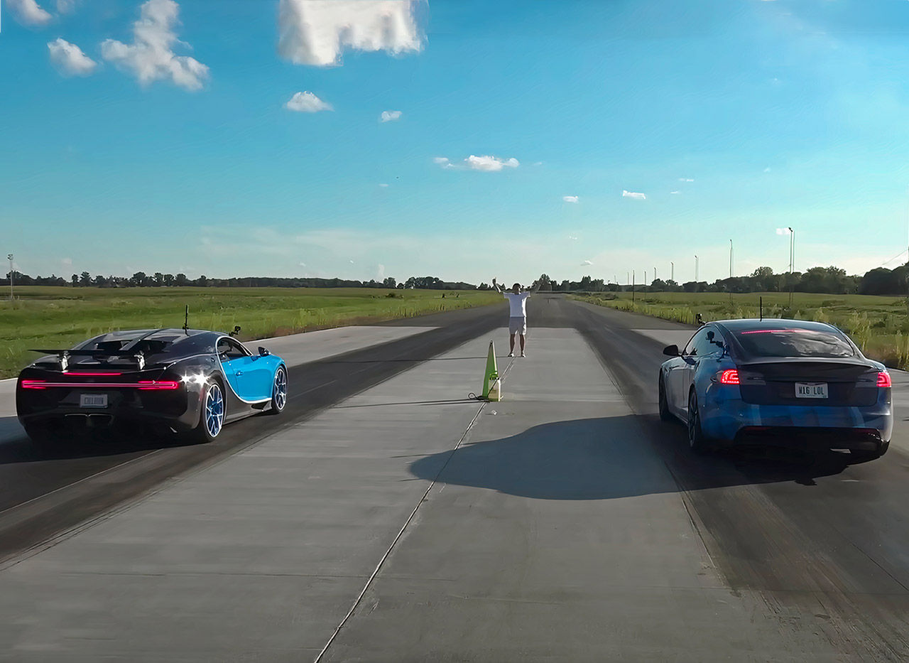 بوجاتي تسلا خارجي