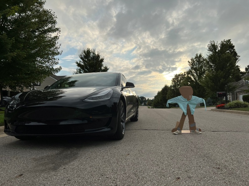 تسلا سائق آلي اختبار خارجي