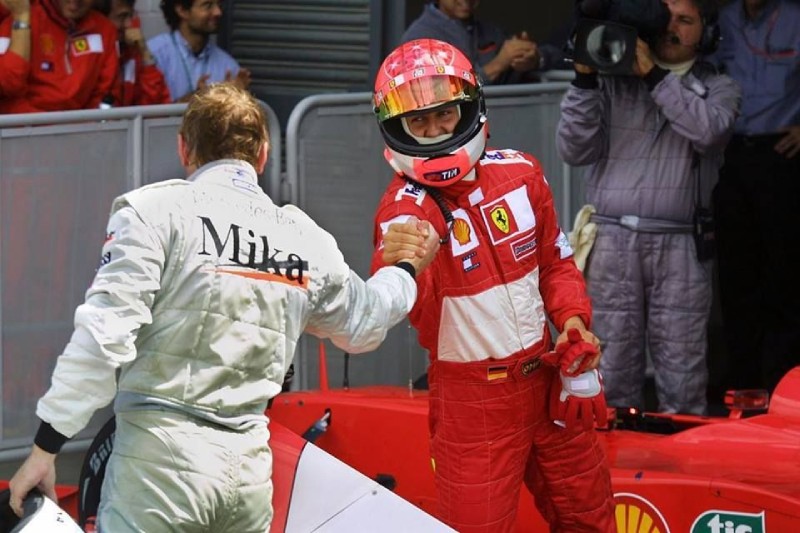 شوماخر ميكا هاكينن