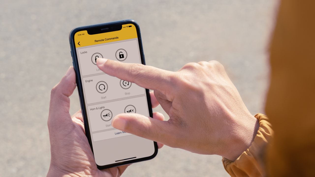 اونستار التحكم بالهاتف