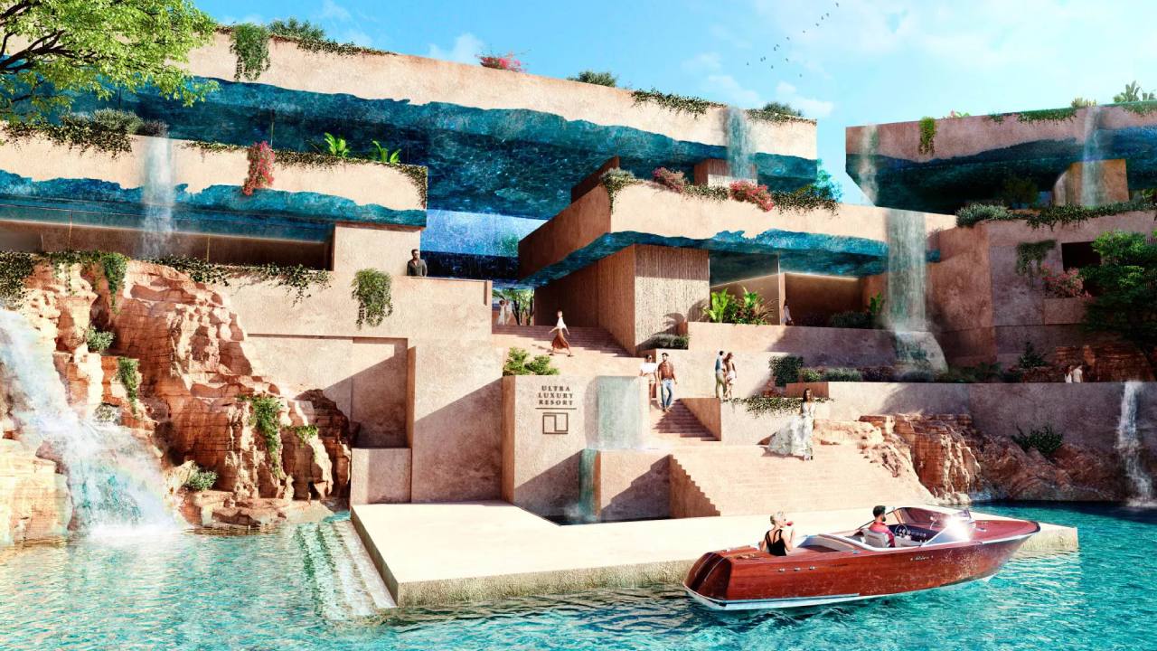 جزيرة سندالة الحياة الفارهة