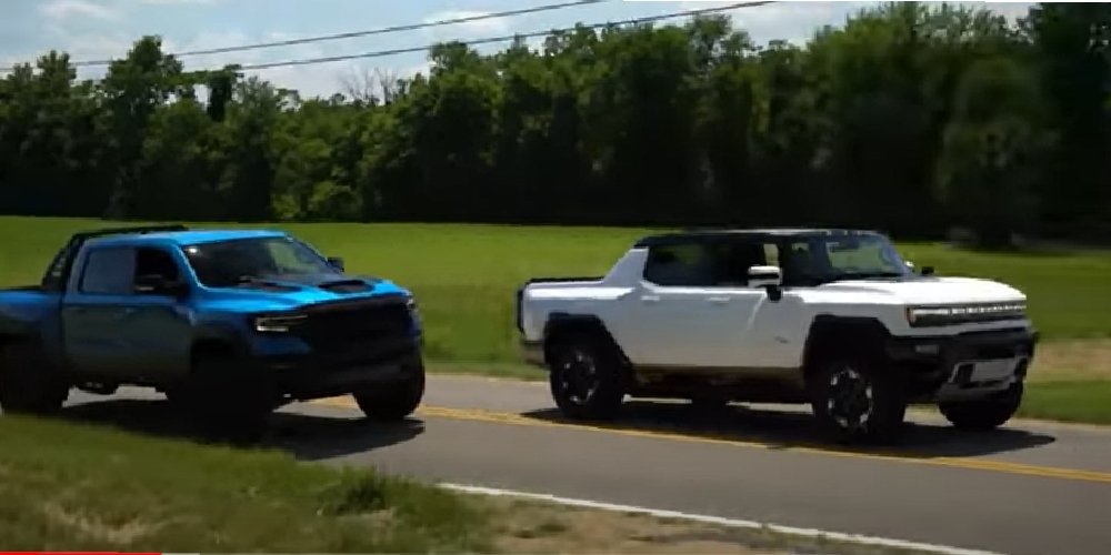 Ram TRX Vs Hummer EV
