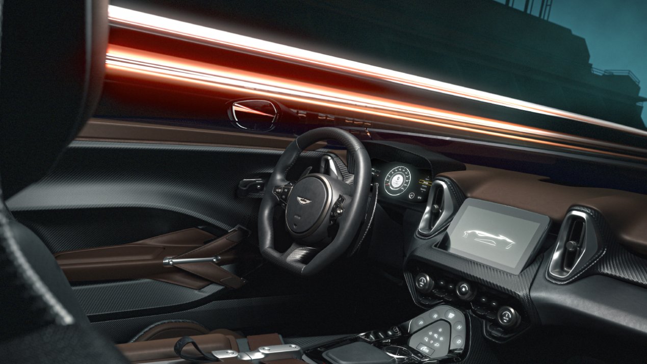استون مارتن دي بي آر 22 من الداخل