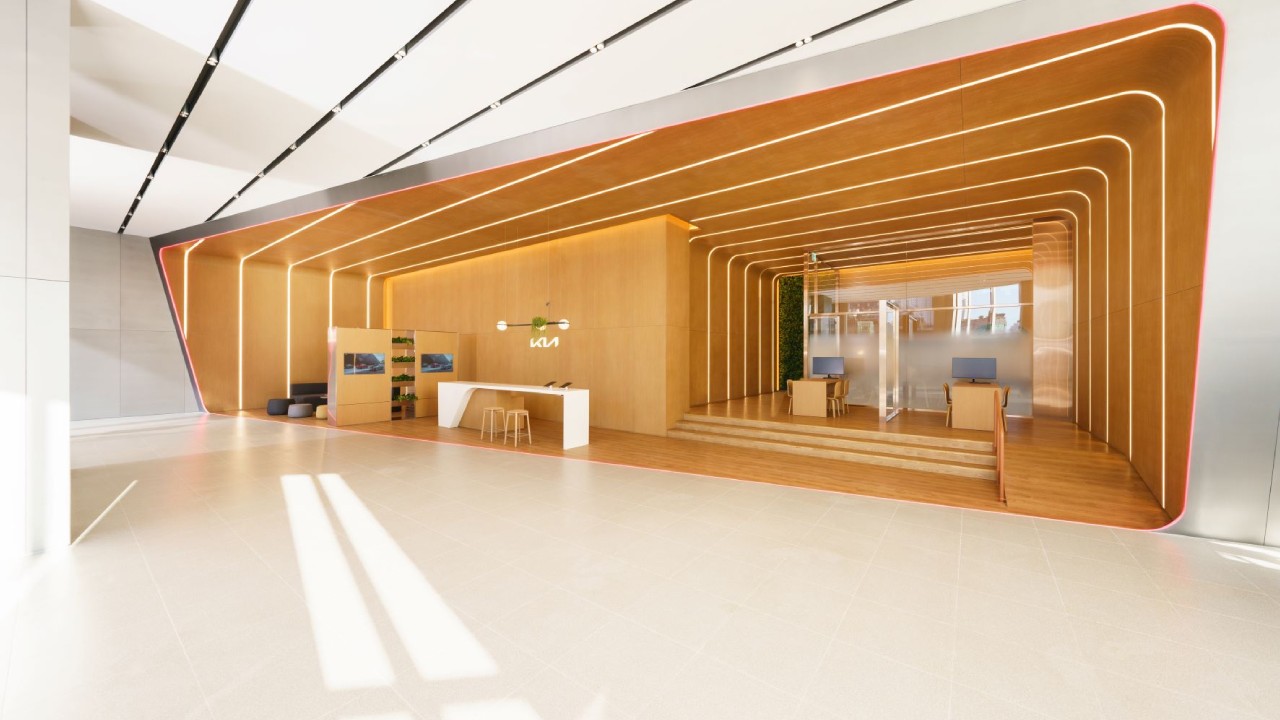 صالة عرض كيا الجديدة