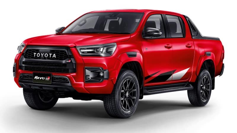 الشكل الخارجي لسيارة تويوتا هايلكس 2023