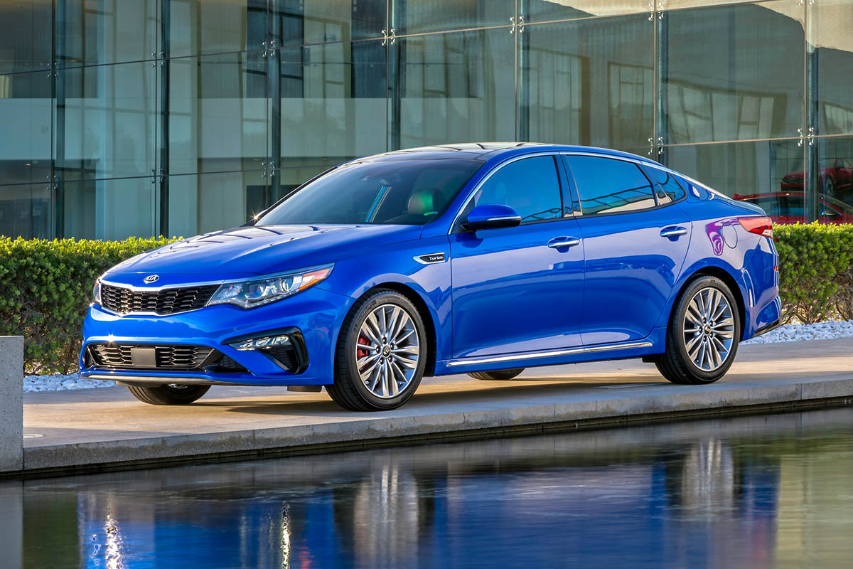 Размеры оптима 2019. Kia Optima 2019. Kia Optima 2018 синего цвета.