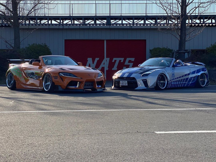 تويوتا سوبرا ونيسان GT R تتحولان إلى سيارات كشف من فيلم 2 Fast 2 Furious