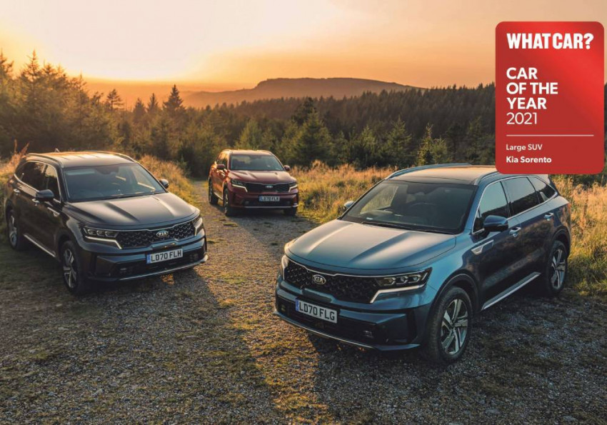 كيا سورينتو تحصد جائزة افضل سيارة SUV كبيرة للعام 2021 صورة 1