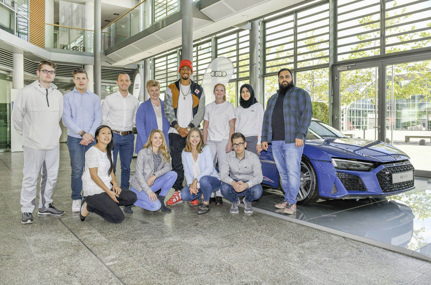 Jérôme Boateng at Audi   ambassador for tolerance
